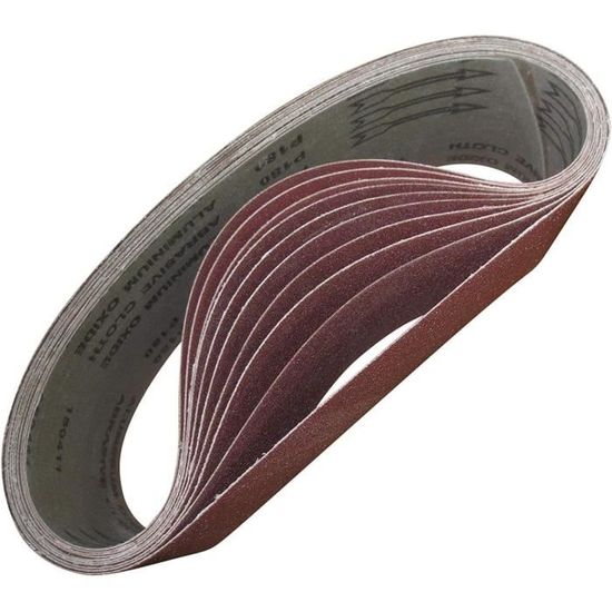 Klingspor Lot De 10 Bandes Abrasives En Tissu LS 309 X - 100