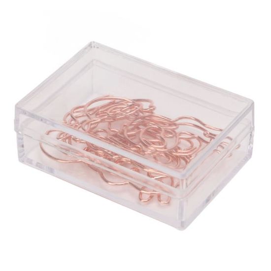 Lot De 200 Trombones En Forme De Goutte D'Eau | Métal Argenté Pour Bureau, Organisation De Documents - 3