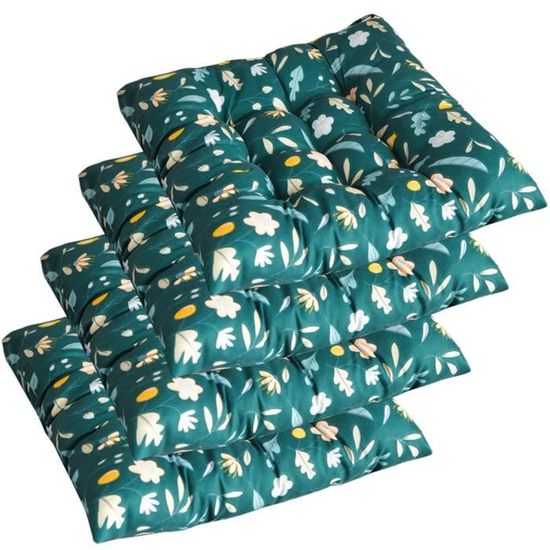 Générique Lot de 2/4 Coussins de Chaise de Salle à Manger en Velours carrés 35 x 35 cm avec Attaches, Coussin Robuste rembourré pour Bureau, Cuisine, Salon, baclony (Violet, 4 Générique Lot de 2/4 Coussins de Chaise de Salle à Manger en Velours carrés 35 x 35 cm avec Attaches, Coussin Robuste rembourré pour Bureau, Cuisine, Salon, baclony (Violet, 4