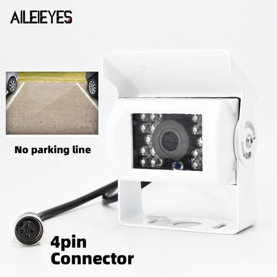 Câble Caméra De Recul 6M Double Blindage + Adaptateur RCA Et Alimentation DC - Extension Vidéo