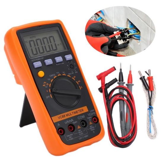 Jeu De Cordons De Test Pour Multimètre - Câbles Pinces 1000V 20A Max, Accessoires De Mesure