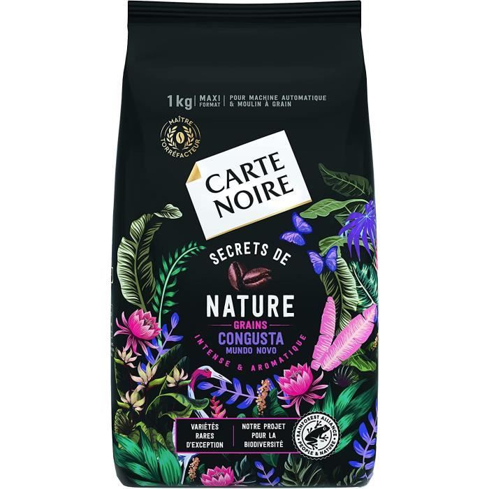 Secret de Nature est un projet pour la biodiversité avec une recette unique. Paquet de 1kg, labélisé Rainforest Alliance[85]