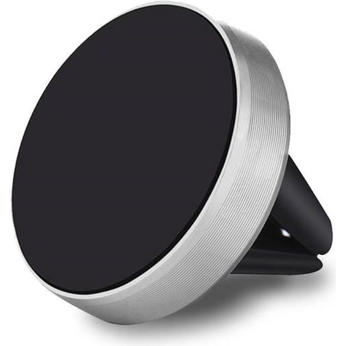 Support Téléphone Voiture Magnétique Universel - Argenté