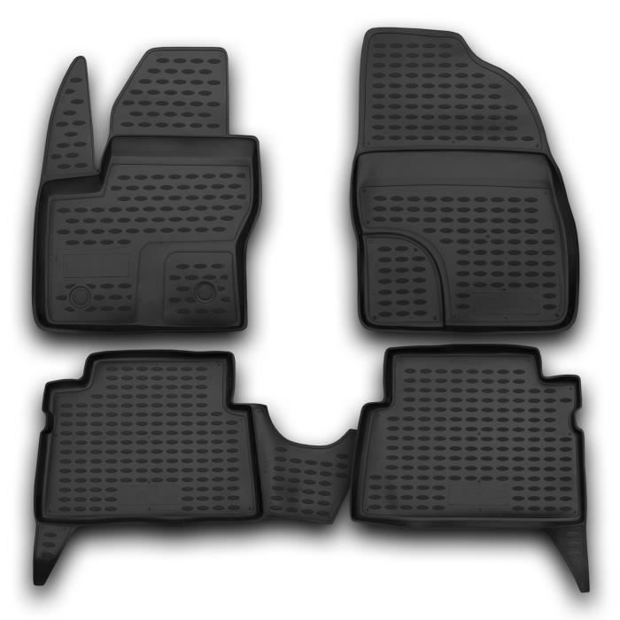 Tapis caoutchouc ford c-max 2012- tapis en caoutchouc 5 pièces coquilles 3d Passform