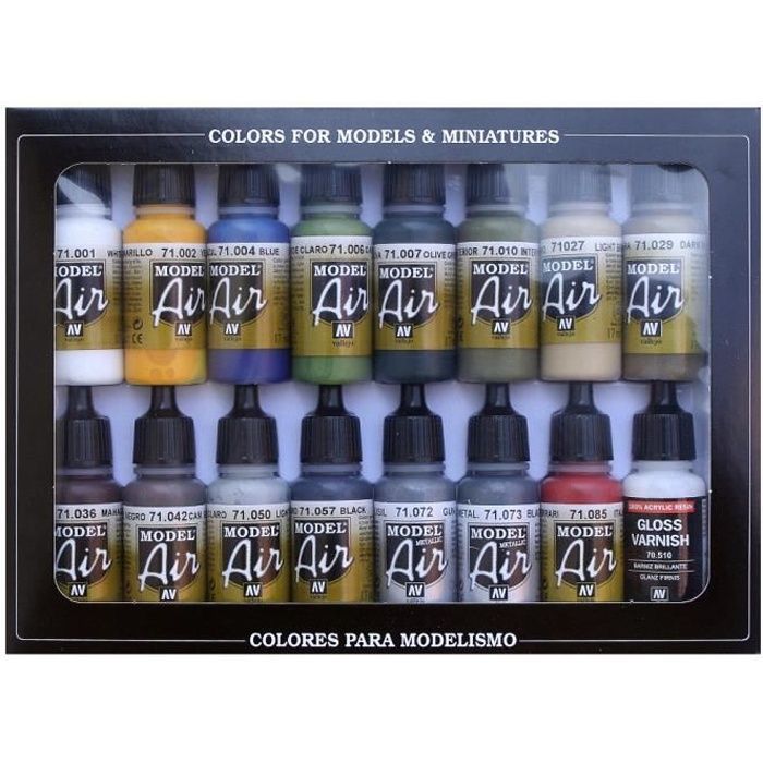 Vallejo Model Air Set - Building Set - (VAL71192)
