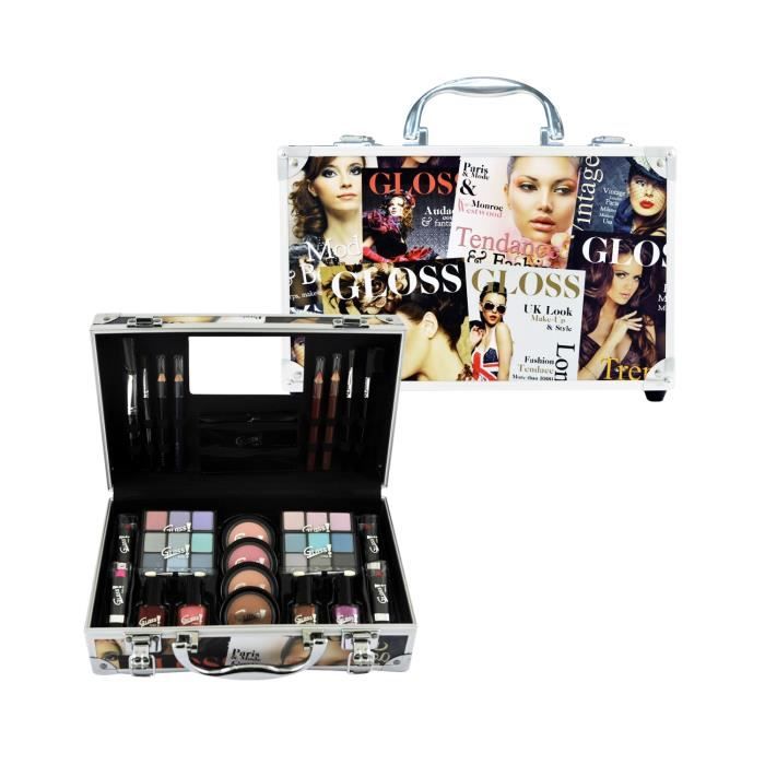 Coffret cadeau coffret maquillage mallette de maquillage collection Beauty Box - 45pcs
