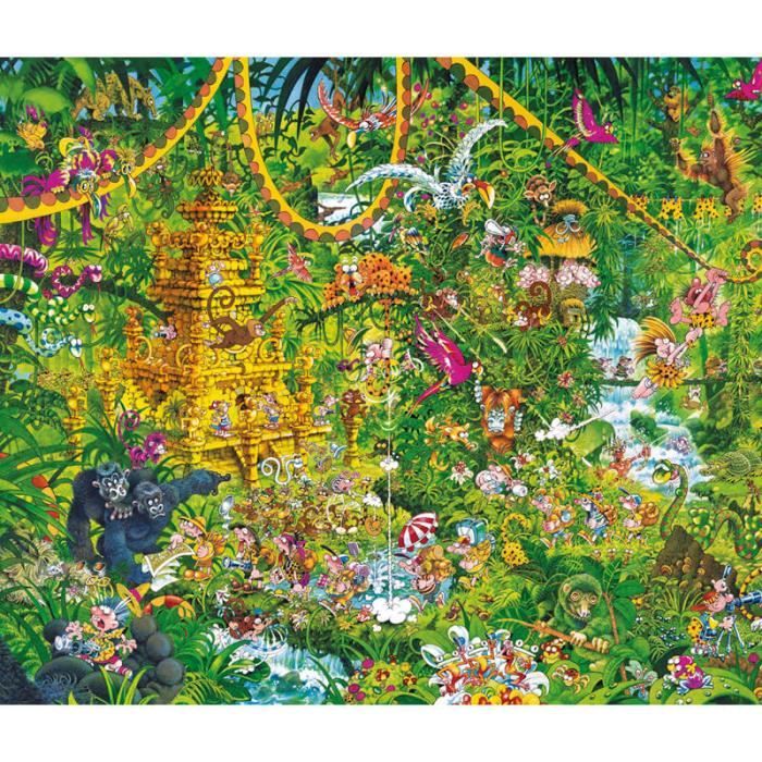 Puzzle 2000 pièces : Deep Jungle, Michael Ryba aille Unique Coloris Unique