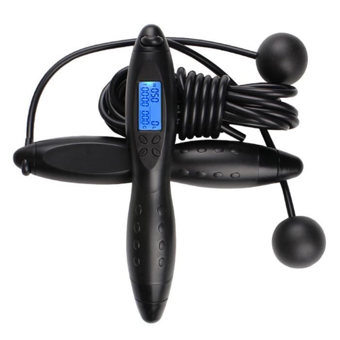 Unisexe Gym Fitness sans fil Corde à sauter Crossfit Corde à sauter la combustion des calories sans fil d'intérieur Corde à