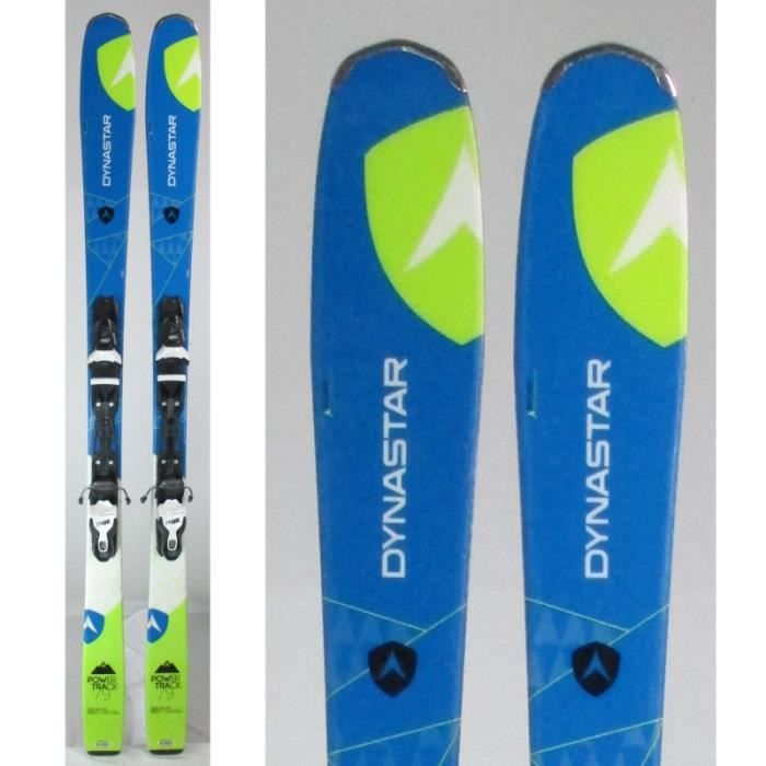 Ski occasion Dynastar Powertrack 79 bleu vert + fixations
