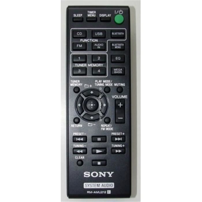 Sony REMOTE COMMANDER RM-AMU212, A2060832A