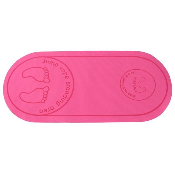 TMISHION Tapis à sauter Tapis de corde à sauter Tapis d'absorption des chocs muet Tapis d'exercice anti-bruit à haute densité