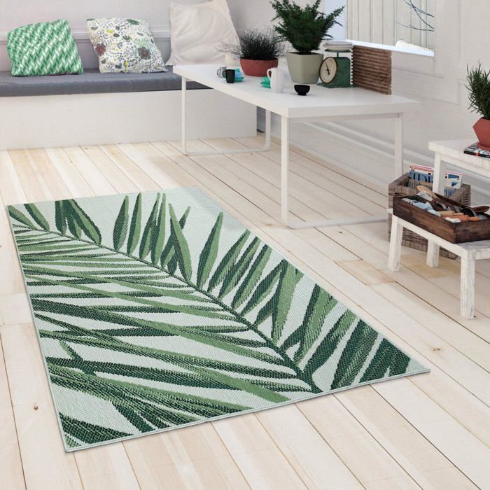 Paco Home Tapis Exterieur Terrasse Salon Cuisine Palmiers Jungle Fleuri Motif Boho Vert 94221444 Paco Home Tapis Exterieur Terrasse Salon Cuisine Palmiers Jungle Fleuri Motif Boho Vert 94221444