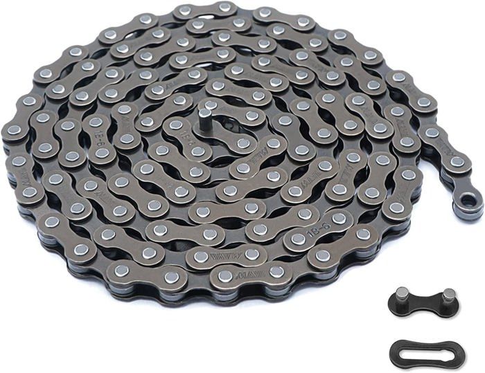 Chaîne De Vélo Point - 1/2 X 3/32, 5/6/7 Vitesses, 116 Maillons - Anticorrosion, Force 1050 Kg Chaîne 1/2 X 3/32 116 Maillons Chaîne De Vélo Point - 1/2 X 3/32, 5/6/7 Vitesses, 116 Maillons - Anticorrosion, Force 1050 Kg Chaîne 1/2 X 3/32 116 Maillons