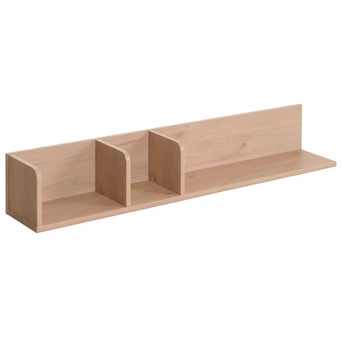 etagere murale suspendue etagere en bois 3 compartiments en bois de manguier beige 20x120x21 cm 04_0008684