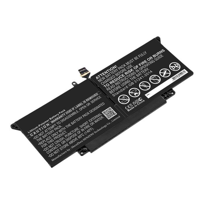 DLH Batterie Li Pol 7.6V 6400mAh 49Wh 7CXN6 / HRGYV / JHT2H / T3JWC / XMT81 Neuf - vue 2