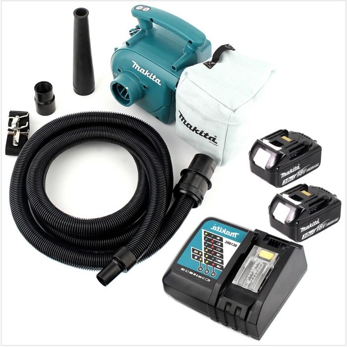 Aspirateur sans fil Makita DVC 350 18V 2x Batterie 3 0Ah Chargeur rapide