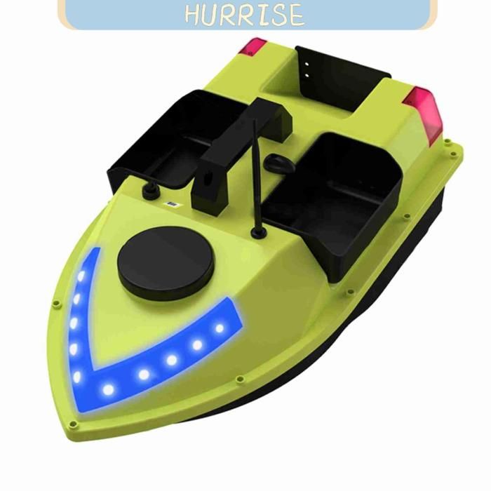 NEUF Bateau de Pêche RC Bateau Amorceur Bateau à Appâts Anti-Herbe Anti
