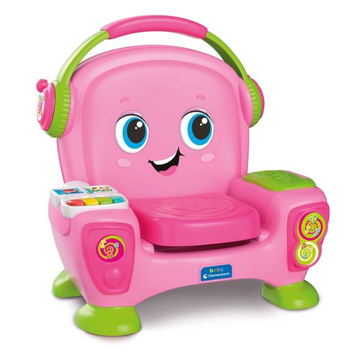 Fauteuil interactif - Clementoni - 17755 - Lumières et sons - Multicolore - 12-36 mois