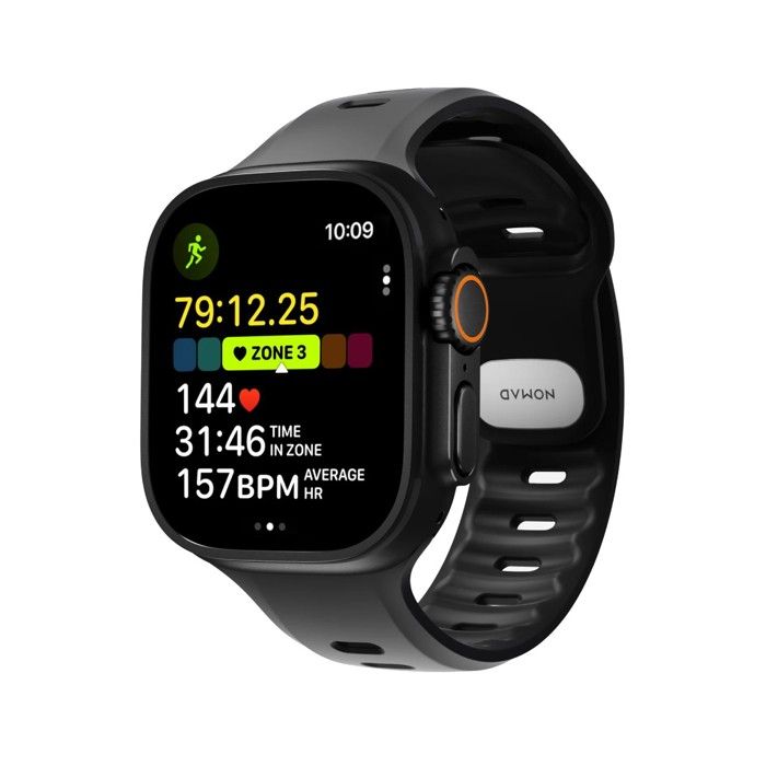 Bracelet de Sport Rythmique Nomad Apple Watch 49mm Noir