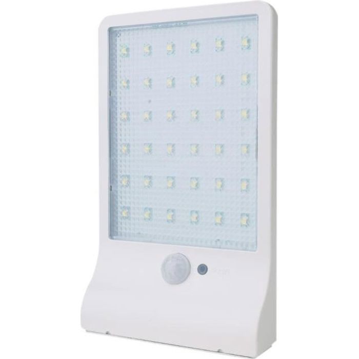 Lampe solaire extérieure - 36 LED - Sans fil - Étanche IP65 - Détecteur de mouvement - Résistant à la chaleur