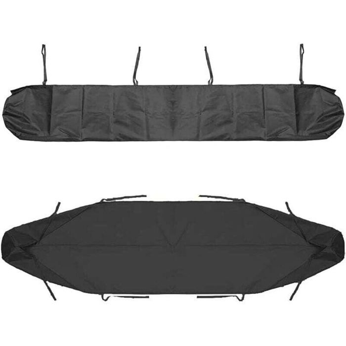 Sac de Protection pour Store Banne 4.5m Housse de Protection Anti-poussière pour auvent de terrasse Noir Housse de Rangement pour