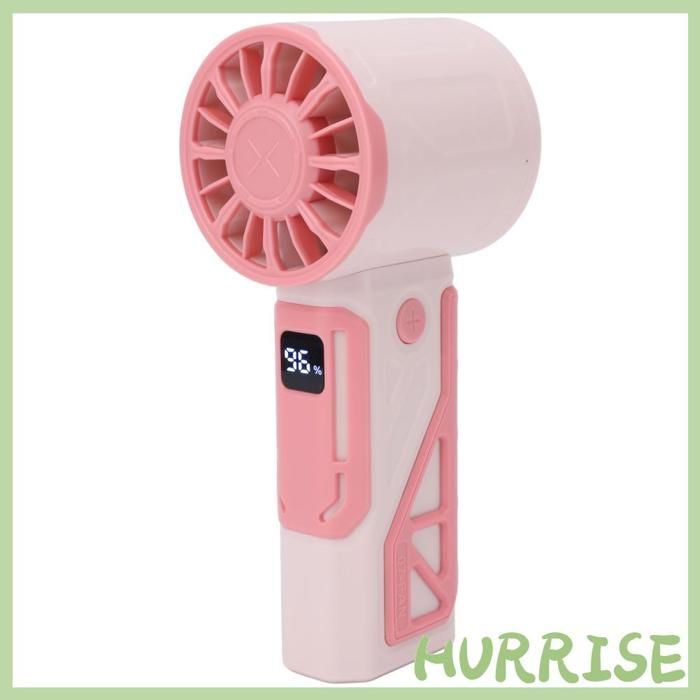 Garosa Ventilateur portatif Mini ventilateur Portable puissant Rechargeable par USB petit ventilateur piscine mesure Rose - Garosa