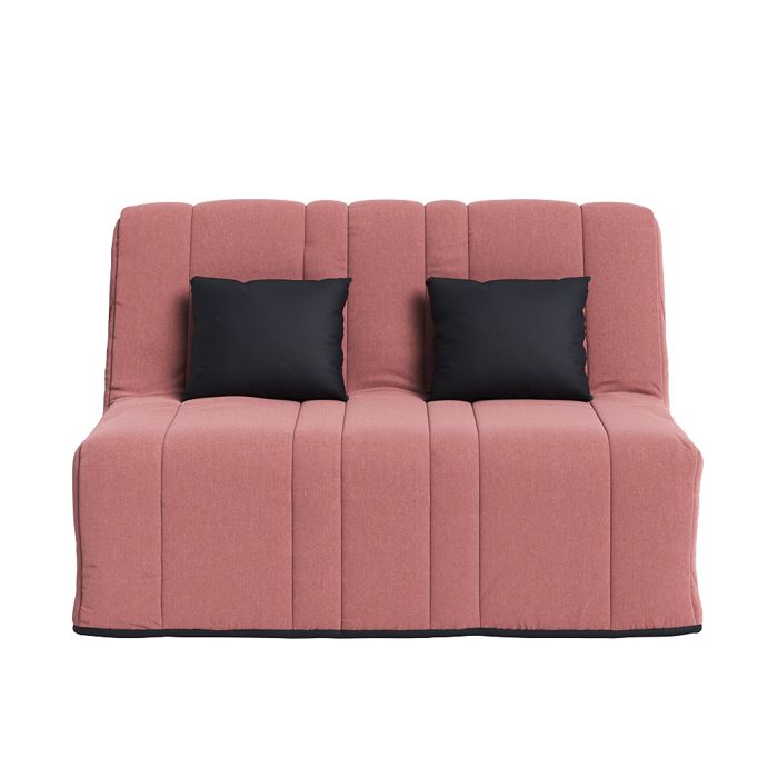 Banquette convertible GAIA BZ couchage 160x200 avec 2 coussins OFFERTS Rose Banquette convertible GAIA BZ couchage 160x200 avec 2 coussins OFFERTS Rose