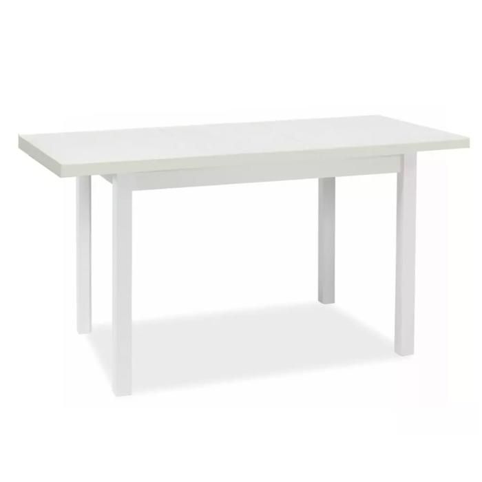 Table à Manger - Meubles&Design - Table rectangulaire blanche mate 120 x 68 cm pour 6 convives VELMAZ Table à Manger - Meubles&Design - Table rectangulaire blanche mate 120 x 68 cm pour 6 convives VELMAZ