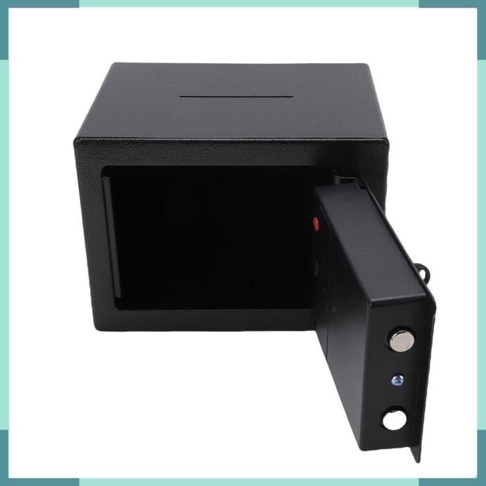 KEENSO Coffre-fort étanche et ignifuge Coffres-forts domestiques étanches et ignifuges + sac à documents avec materiel pack Noir