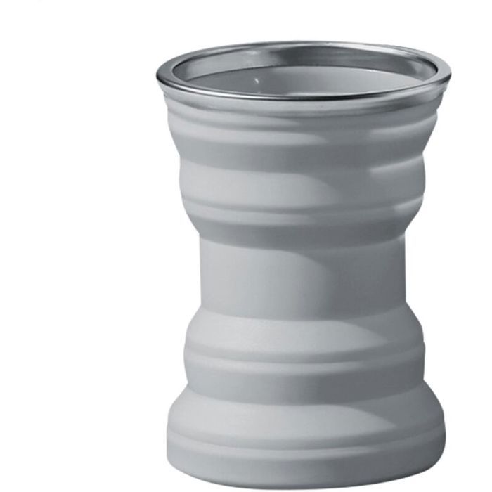 Mug de voyage pliable - Mug de camping pliable en silicone souple de qualité alimentaire avec couvercle 320 ml