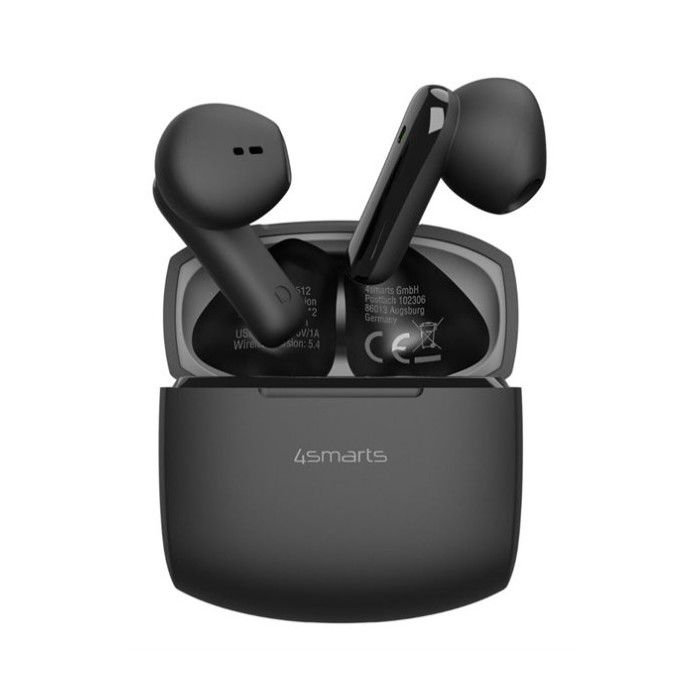 Casque sans fil - 4SMARTS - SkyBuds Air - Noir - Micro intégré - Pour musique et appels