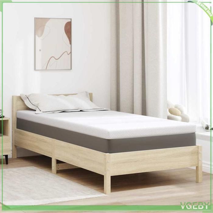 Surmatelas - FAFEISY - 4106235 - 100 x 200 cm - Mousse à mémoire haute densité - Tissu jacquard