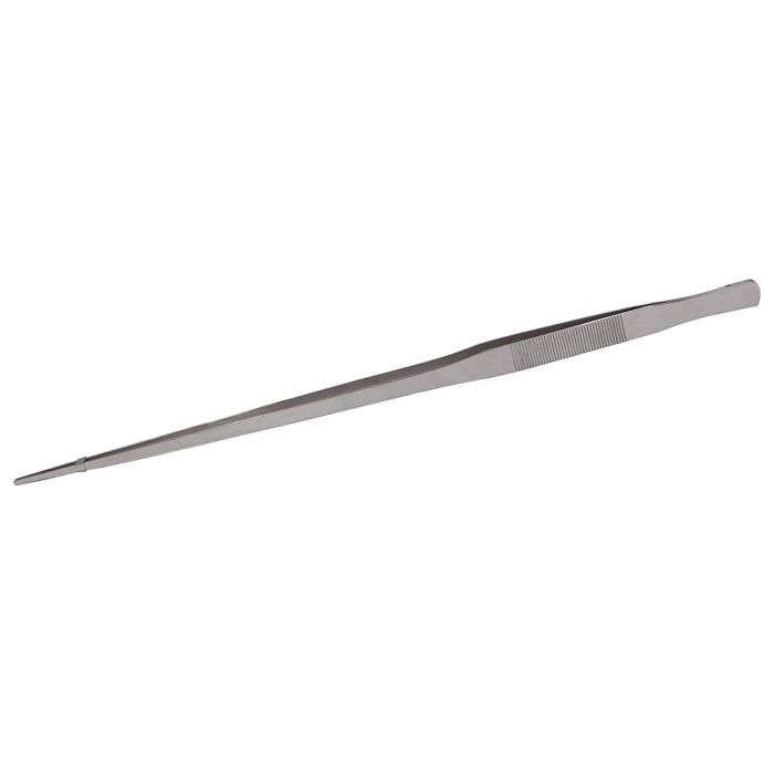 Pince Aquarium Extra Longue 48 cm Droite Pince à Épiler Inox pour Reptiles et Serpents .