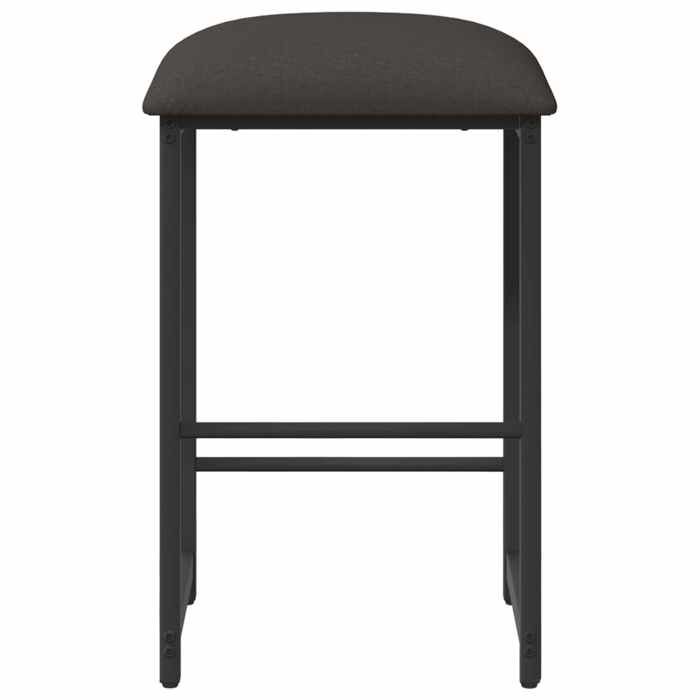 Winter SaleTabouret de bar Pour cuisine Design élégant Siège de Bistro Gris foncé 40 x 32 x 64 cm Bois dingénierie 1782