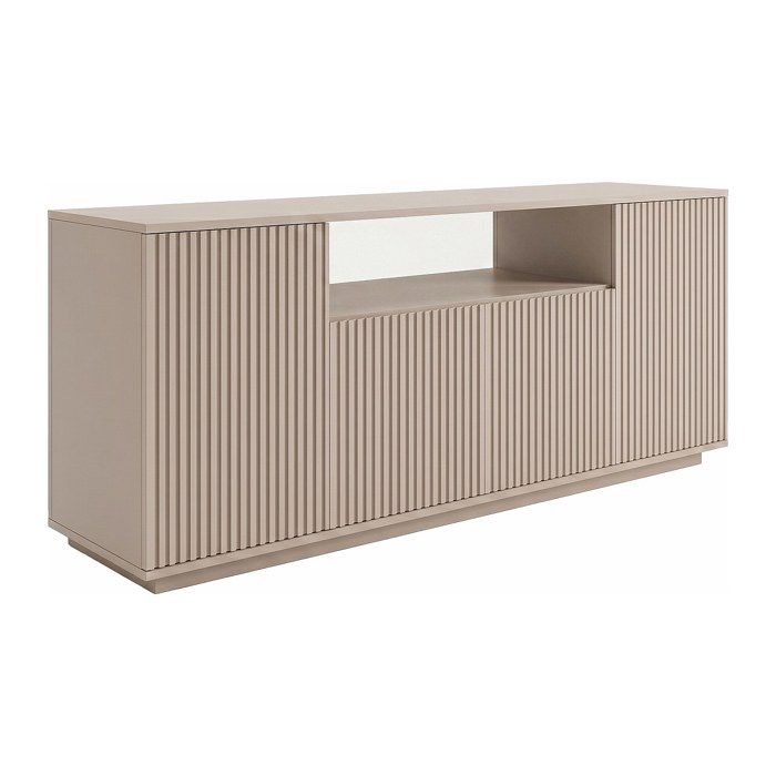 Buffet avec 4 portes et 1 niche - Beige - EROLYA Buffet avec 4 portes et 1 niche - Beige - EROLYA