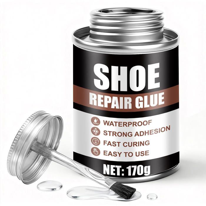 Colle Chaussure 170G Flexible et Imperméable Résistante à lAbrasion pour Réparer Semelles Baskets Bottes et Talons