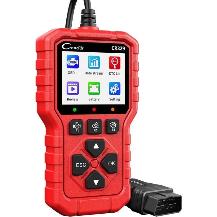 LAUNCH CR329 2026 NEW Scanner Diagnostic Auto OBD2 – Lecteur Codes Défauts Moteur – Effacement Voyant – Test Batterie – EOBD