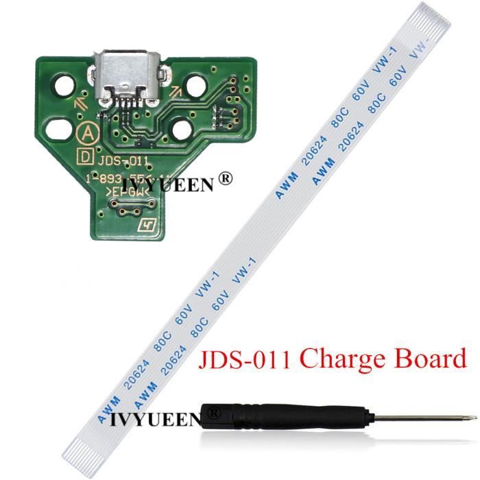 JDS 011 Charge Board IVYQUEEN for Dualshock 4 PS4 Controller Charging Socket Port Circuit