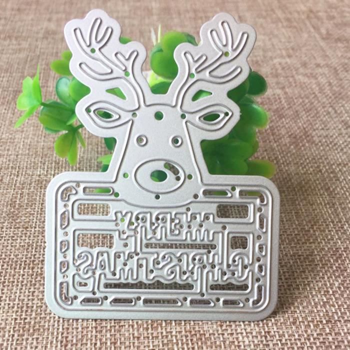 ECMQS Matrices De Découpe Maison De Noël DIY Pochoirs Pour