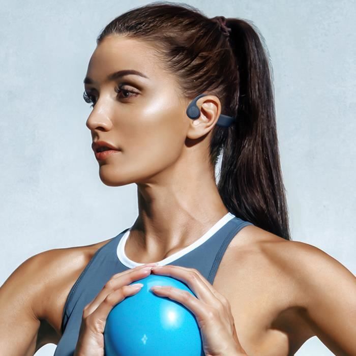 Casque Bluetooth sans fil suspendu au cou Type intraauriculaire cacheoreilles souples sport