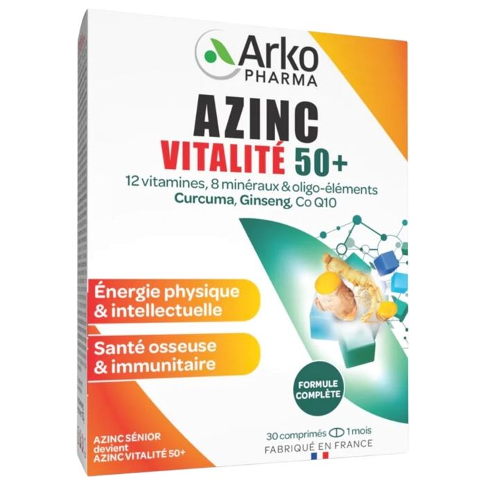 Comparer les prix de Arkopharma Azinc Senior 30 Comprimés