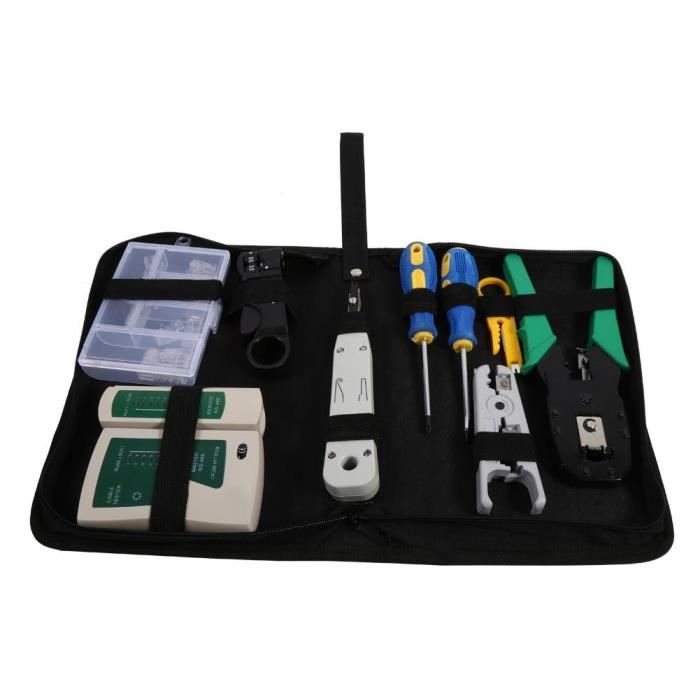 Lot De 50 Fiches RJ45 à Sertir - Or, Pour Câbles CAT5e/CAT6, UTP