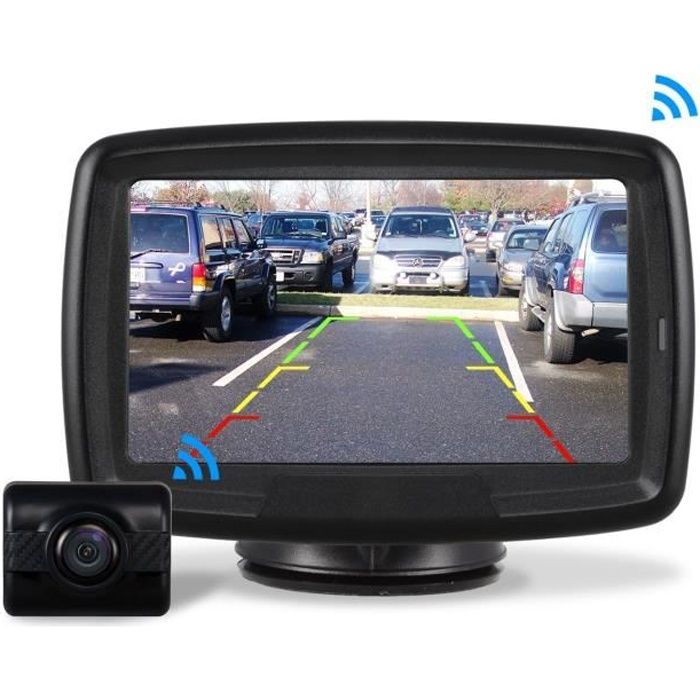 AUTO-VOX Caméra de Recul Sans Fil - Caméra de Voiture Numérique avec Bonne  Vision Nocturne, Caméra Etanche IP68 avec 4.3'' LCD