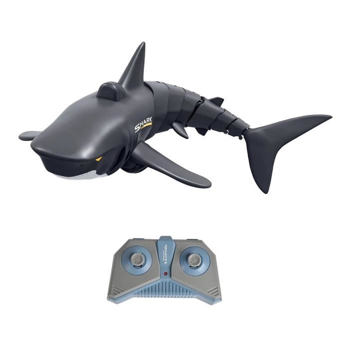 Jouet de bateau télécommandé de requin RC, chargem... - Grandado