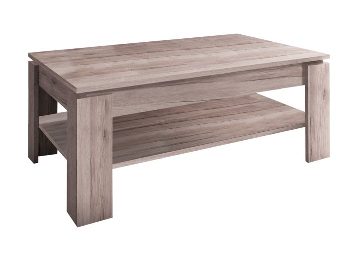 Aboma Table basse avec 1 espace de rangement imitation chêne foncé. Aboma Table basse avec 1 espace de rangement imitation chêne foncé.
