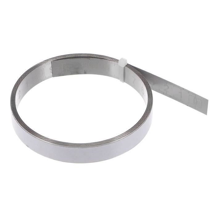Règle Flexible PET 50 Cm - Échelle 0,1 Mm, Métrique/Anglaise - Transparente, Pliable - Pour Calibration, Mesure Précise - 6