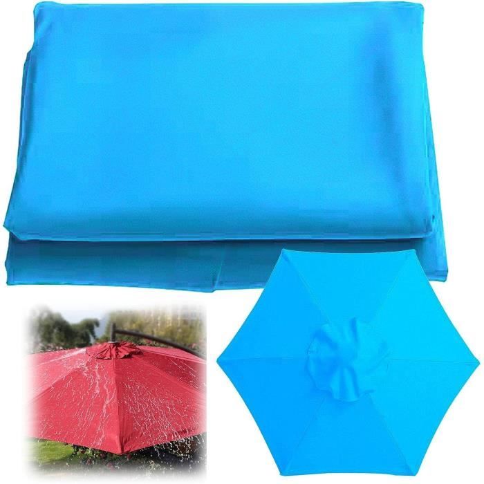 Toile De Rechange Pour Parasol Déporté Rond - 300 Cm De Diamètre, 8 Baleines, Tissu Polyester 200g/m² - Plusieurs Couleurs Disponibles
