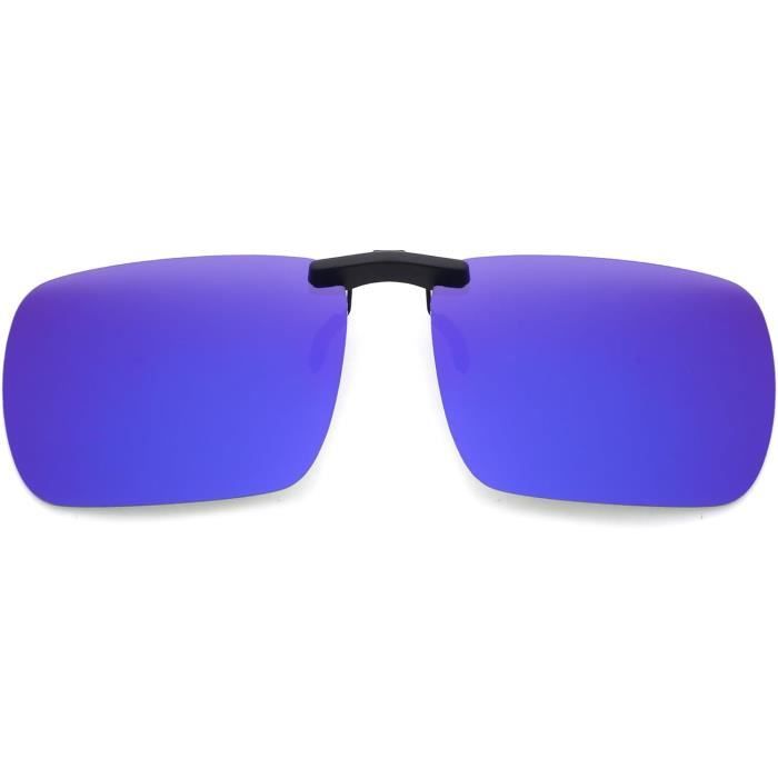 Lunettes De Soleil Sans Monture Rectangle Clip On L ger Lunette