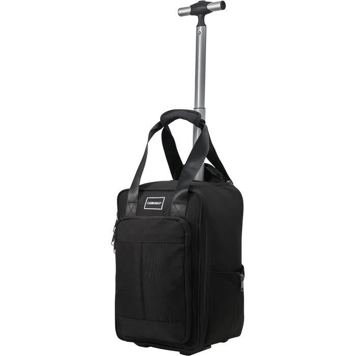Sac à Dos à Roulettes Ryanair 55x40x20 Cm - 41L, Léger 1.69kg, Bagage Cabine Approuvé Priority, 2 En 1 - 10
