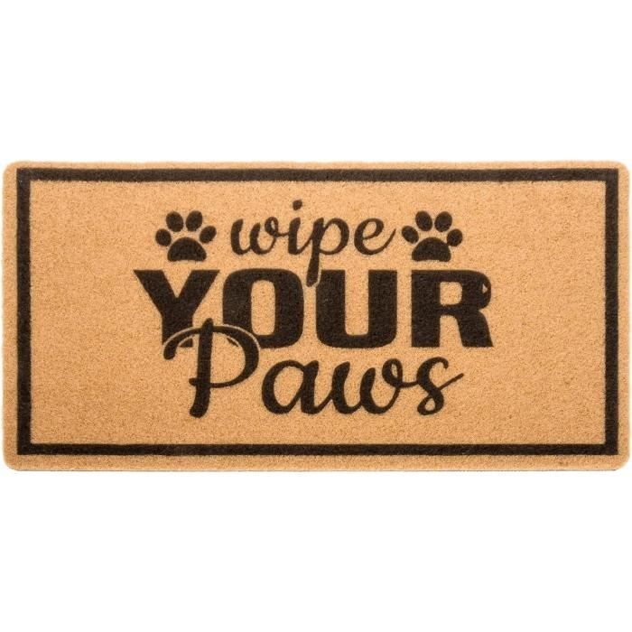 Paillasson D'entrée Peace And Love – 40x60cm – Tapis Facile à Nettoyer Pour Intérieur Et Extérieur